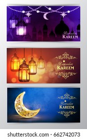 Ramadan Kareem, greeting background