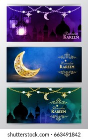 Ramadan Kareem, greeting background