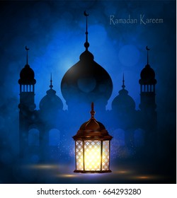 Ramadan Kareem, greeting background