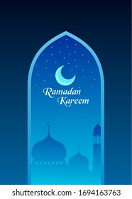 ramadan kareem greeting background design