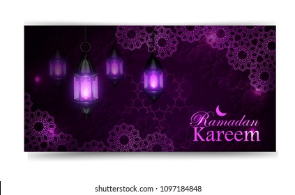Ramadan Kareem, greeting background, eps 10