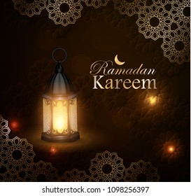 Ramadan Kareem, greeting background, eps 10