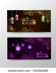 Ramadan Kareem, greeting background, eps 10