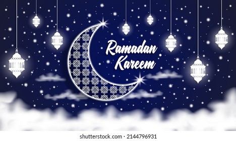 Ramadan Kareem greeting background Islamic. vector eps 10