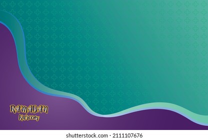 ramadan kareem greeting background template Vector