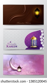 Ramadan Kareem, greeting background vector