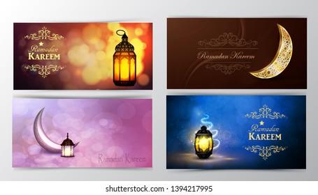 Ramadan Kareem, greeting background vector