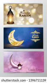 Ramadan Kareem, greeting background vector