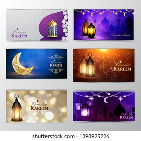 Ramadan Kareem, greeting background vector