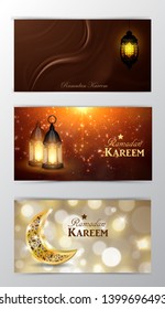 Ramadan Kareem, greeting background vector