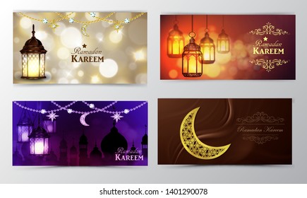 Ramadan Kareem, greeting background vector