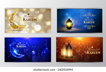 Ramadan Kareem, greeting background vector