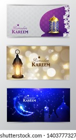 Ramadan Kareem, greeting background vector