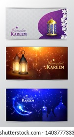 Ramadan Kareem, greeting background vector