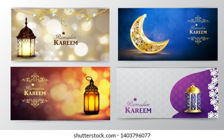 Ramadan Kareem, greeting background vector