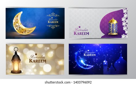 Ramadan Kareem, greeting background vector