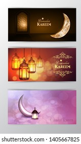 Ramadan Kareem, greeting background vector