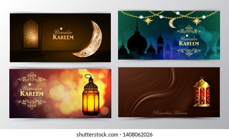Ramadan Kareem, greeting background vector
