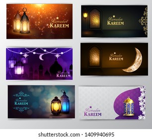 Ramadan Kareem, greeting background vector