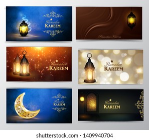 Ramadan Kareem, greeting background vector