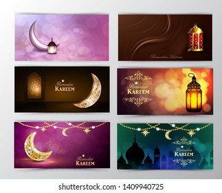 Ramadan Kareem, greeting background vector