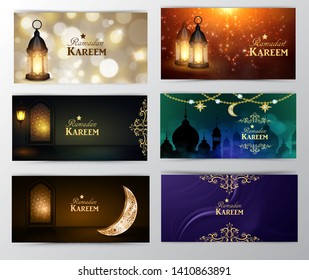 Ramadan Kareem, greeting background vector