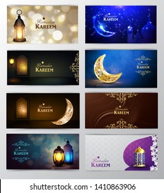 Ramadan Kareem, greeting background vector