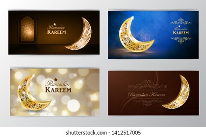 Ramadan Kareem, greeting background vector