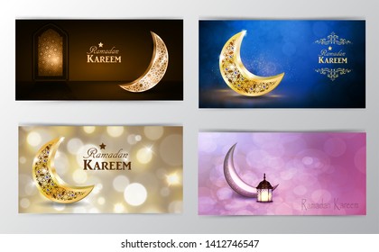 Ramadan Kareem, greeting background vector