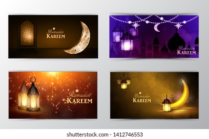 Ramadan Kareem, greeting background vector