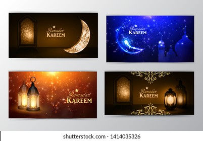 Ramadan Kareem, greeting background vector
