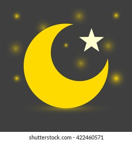Ramadan Kareem greeting background, vector illustration