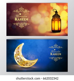 Ramadan Kareem, greeting backgrounds