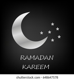 Ramadan Kareem greeting with beautiful gradient