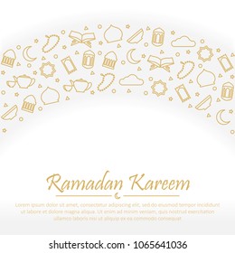 Ramadan Kareem greeting card