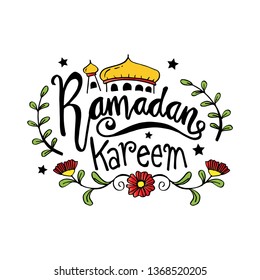 Ramadan Kareem greeting card