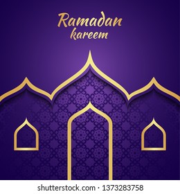 Ramadan Kareem greeting card