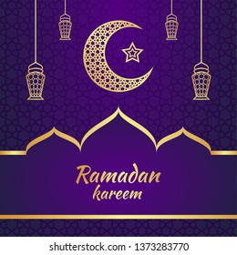 Ramadan Kareem greeting card