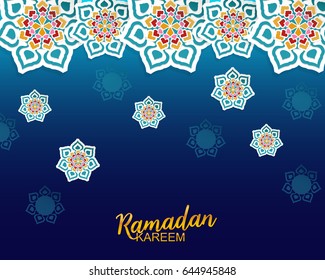 Ramadan Kareem greeting card