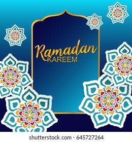 Ramadan Kareem greeting card