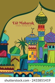 Ramadan Kareem greeting card, advertising, discount, poster. 