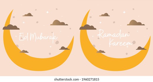 ramadan kareem greeting card background vector muslim pattern
