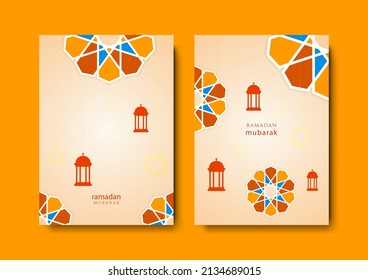 Ramadan kareem greeting card background for sale banner, social media post or story, poster