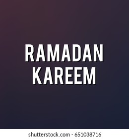 Ramadan Kareem, greeting card in creative Arabic calligraphy. Ramadan Karim greeting calligraphic script font, vector illustration.