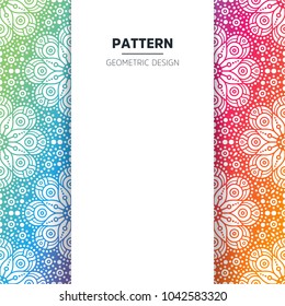 ramadan kareem greeting card design with mandala