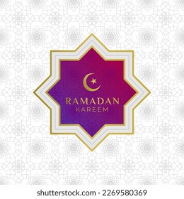 Ramadan Kareem Greeting Card Design for Social Media