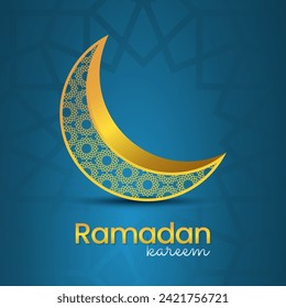 Ramadan Kareem Greeting Card Design Vector Isolated Editable for Banner Template, Poster, Giftcard, Background, Ornament