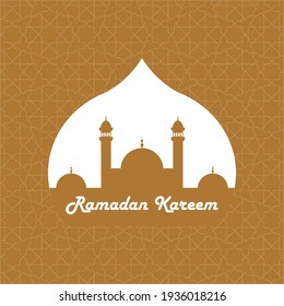 Ramadan Kareem Greeting Card islamic vector illustration