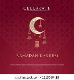 Ramadan kareem greeting card poster template, post card, invitation, ied mubarak, iftar background.