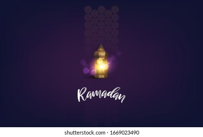 Ramadan Kareem greeting design
